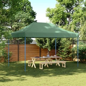 Tenda Da Festa Pieghevole Pop-up Verde 410x279x315 Cm /