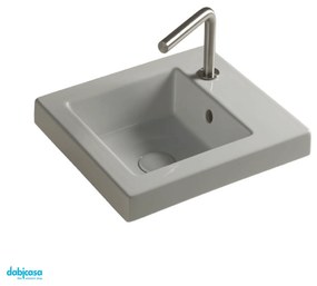 Ceramica Tecla "Serie 35" Lavabo In Ceramica 35X40 Bianco Lucido