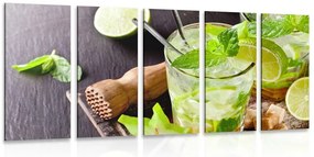 Quadri 5 pezzi – Delizioso Mojito