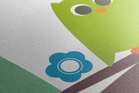 Stampa su tela – Civette carine