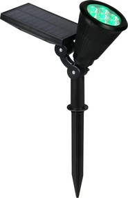 Illuminazione esterna LED con alimentazione a pannelli solari con picchetto (altezza totale 36 cm) Festival – Trio