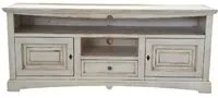 Mobile porta tv goccia shabby legno bianco anticato 170x46x69 - Mobili 2G