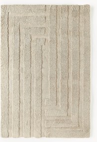 Tappeto soffice a pelo lungo con motivo in rilievo Genève