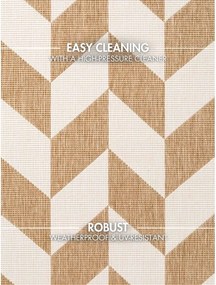 Tappeto da interno/esterno color crema/di colore naturale 120x170 cm Haringey Terrick – Ted Baker