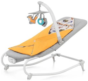 KINDERKRAFT - Dondolo vibrante per bambini con melodia FELIO 2 giallo