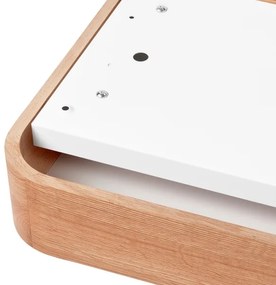 Plafoniera OAK SQUARE 2xE27/15W/230V 35x35 cm quercia