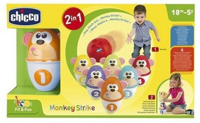 Gioco di Bowling Monkey Strike Chicco (7 pcs)