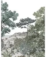 Isidore Leroy Carta da parati panoramica Foret de Bretagne Naturel - Naturel – Bahnen 4/5/6