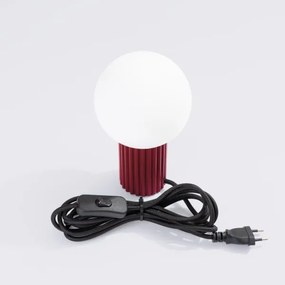 Sollux SL.1751 - Lampada da tavolo HALO 1xG9/8W/230V diametro 12 cm rosso