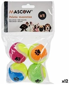 Giocattoli per cani Palla Multicolore Ø 4,5 cm Polietilene polipropilene ABS (12 Unità)