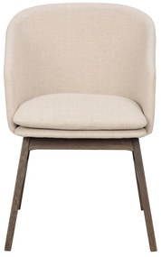 Set di sedie da pranzo beige in imbottito 2 pz Windham – Rowico