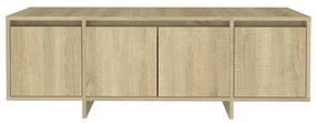 Mobile porta tv rovere sonoma 120x30x40,5 cm in truciolato