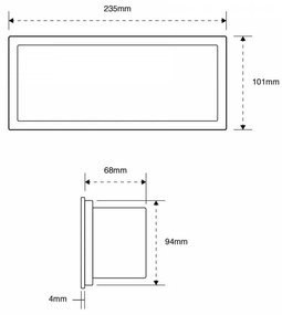 Segnapasso da Incasso IP44 Bianco con Base E27 Colore Bianco