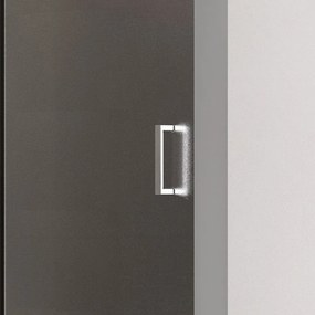 Porta per doccia a nicchia 120cm altezza 180cm vetro opaco K410N - KAMALU