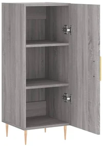 Credenza grigio sonoma 34,5x34x90 cm in legno multistrato