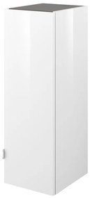 Pensile bagno Neo bianco SENSEA, 1 anta apertura da destra P 35 x L 30 x H 90 cm con 2 mensole regolabili