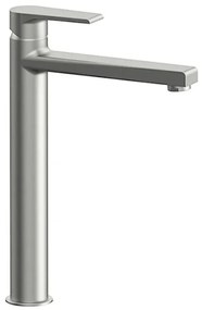 Miscelatore lavabo alto Mariani serie Artic in ottone spazzolato