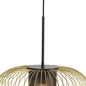 Lampada a sospensione oro nero 50 cm - MARNIE