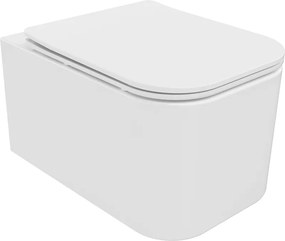 Mexen Elis WC Rimless con sedile a chiusura rallentata slim, duroplast, bianco lucido - 30910600