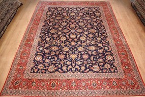 Kashan Tappeto 390x300 (Iran) Annodato A Mano