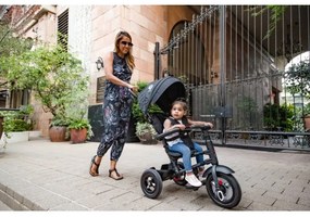 QPlay - Triciclo per bambini 3in1 RITO AIR nero