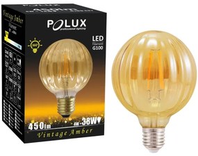 Lampadina LED VINTAGE AMBER E27/4W/230V G100 2700K