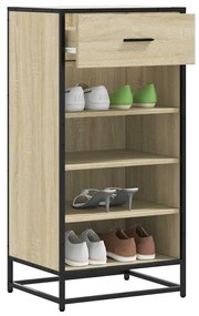 Scarpiera Rovere Sonoma 48x38x97,5 Cm İn Legno Multistrato /