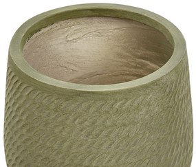 Vaso per piante verde ⌀ 27 cm LIVADIA Beliani