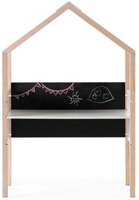 Scrivania per bambini in legno di pino 40x100 cm Roxana - Marckeric