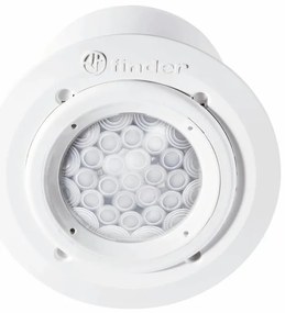 Sensore di movimento a infrarossi FINDER per interno con sensore crepuscolare, angolo di rilevamento 360°, fino a 8 mt