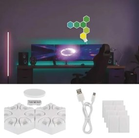 RGBIC Lampada da tavolo dimmerabile GoSmart LED/5,5W/230V Wi-Fi Tuya