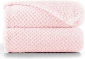 Coperta in microfibra rosa cipria, 220 x 240 cm Henry - DecoKing