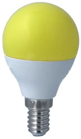 Lampada A Led E14 G45 4W 220V Colore Yellow Giallo