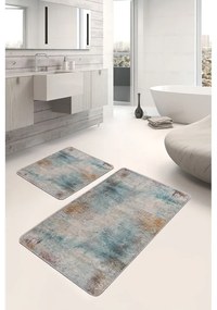 Tappetini da bagno grigio-blu in set di 2 pezzi 60x100 cm - Mila Home