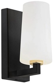 Argon 8056 - Applique CAMELOT PLUS 1xE27/15W/230V nero/bianco/oro