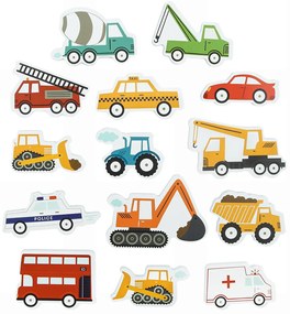 A Little Lovely Company - giocattoli da bagno in schiuma - veicoli