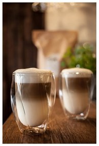 Set di 2 bicchieri da latte a doppia parete, 300 ml - Vialli Design