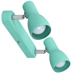 Luce Spot PICARDO 2xE14/40W/230V turchese