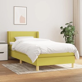Giroletto A Molle Con Materasso Verde 100x200 Cm İn Tessuto /