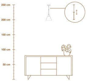Ledvance - Lampadario a sospensione con filo DECOR RAFFIA 1xE27/15W/230V