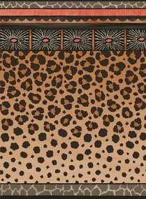 Cole & Son Carta da parati Zulu Border - Orange