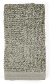 Asciugamano in cotone verde-grigio 100x50 cm Classic - Zone