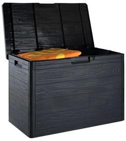 Contenitore da giardino color antracite Woodys – Toomax