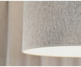 Duolla - Lampadario a plafone ROLLER ECO RECYCLING 1xE27/15W/230V diametro 45 cm grigio