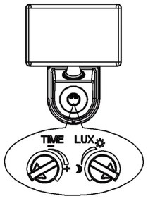 Top Light Marbella C PIR - Riflettore LED con sensore MARBELLA LED/15W/230V IP65