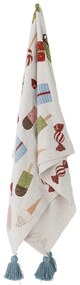 Coperta bianca per bambini 130x160 cm Sweets - Bloomingville Mini