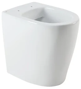 Vaso WC filomuro PONTE GIULIO casual t design, sedile escluso P 54 x L 37.5 x H 51 cm bianco