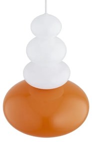 Argon 8822 - Lampadario a sospensione con filo DIEGO 1xGU10/5W/230V bianco/arancione