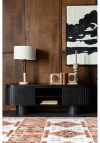 Mobile TV marrone scuro in mango massiccio 140x45x40 cm Kenji – Dutchbone