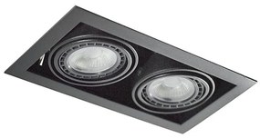 Azzardo AZ2875 - Lampada da incasso NOVA 2xGU10-ES111/50W/230V